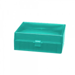 Storage Box, Hinged Lid, 100 x 1.5ml, Green_noscript