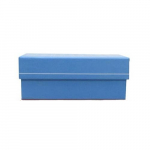 FlipTop Hinged Cardboard Freezer Box, Blue, 100-Place_noscript