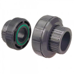 6133E-3-3 EPDM Threaded Union FPT x FPT Schedule 80, 2"