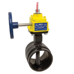 GD-4865-C-8N 6" Grooved Butterfly Valve, 300