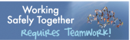 "Working Safely Together" Safety Banner