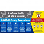"A Safe and Healthy Job Site Is Essential", Banner