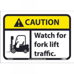 "Caution Watch for fork Lift Traffic" Traffic sign_noscript
