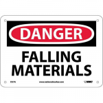 Aluminum "Danger Falling Material" Sign_noscript