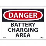 "Battery Charging Area" Sign_noscript