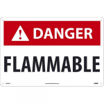 "Danger Flammable" Safety Sign_noscript