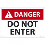"Danger Do Not Enter" Safety Sign