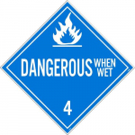 DOT Placard Sign "Dangerous When..."_noscript