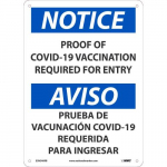 Notice "Proof of Vaccination Required for Entry"_noscript