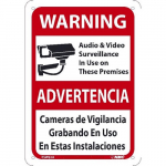"Video Survillance In Use On These Premises" Sign_noscript