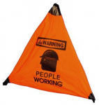 Floor Sign "Warning People Working"_noscript