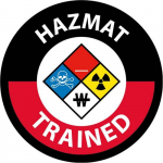 "Hazmat Trained" Hard Hat Emblem_noscript