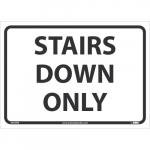 "Stairs Down Only", 10 x 14_noscript