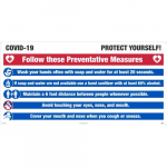 "Covid-19 Protect Yourself", Lg Format Sign