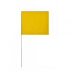 Marking 4" x 5" Yellow Flag, Plastic
