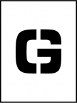 12"Stencil Letter "G"