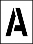 12"Stencil Letter Set "A - Z"_noscript