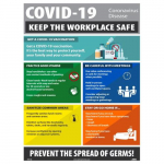 "Covid-19 Workplace Safety" Poster, Polytag