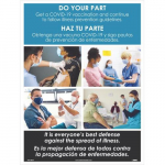 "Do Your Part, Get a Vaccination", Poster, Polytag