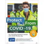 Covid-19 Vaccine (Public Safety Worker), Poster, Polytag_noscript