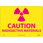 "Caution Radioactive Materials" Sign_noscript