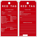 Tag "Red Tag", Polytag, 3" x 6"_noscript