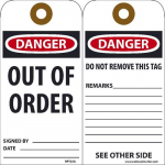 "Danger Out of Order" Tag_noscript