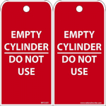 "Empty Cylinder Do Not Use" Tags_noscript