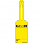 "Caution Blank" Self Fastening Tags