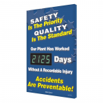 Digi-Day Electronic Safety Scoreboard "Safety Is..."_noscript