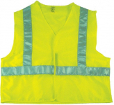 Safety Vest Cloth with Silver Stripes XL