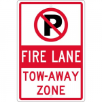 "Fire Lane Tow-Away Zone" Sign_noscript