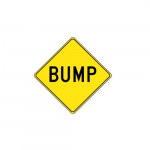 "Bump" Traffic Sign, 24 x 24_noscript