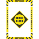 "Do Not Block" Floor Marking Kit, Walk on (Textured)_noscript