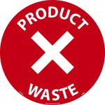 "Product Waste" Walk on Sign, Walk on Smooth, 17"x17"_noscript