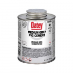 PVC Medium Gray Cement, 16 oz.