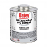 PVC Medium Gray Cement, 32 oz.