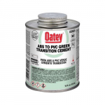 ABS to PVC Transition Green Cement, 16 oz.