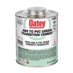 ABS to PVC Transition Green Cement, 32 oz.