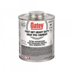 PVC Heavy Duty Gray Fast Set Cement, 16 oz.