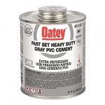 PVC Heavy Duty Gray Fast Set Cement, 32 oz.