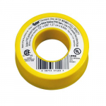 1/2" x 260" PTFE Yellow Thread Seal Tape, Dispenser Pack