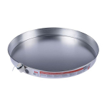 24" Aluminum Pan with 1" to 1-1/2" PVC Adapter, 1-1/2" Over_noscript