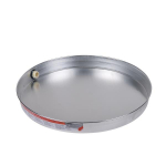 22" Aluminum Water Heater Pan with 1" CPVC Adapter_noscript