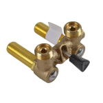 WMOB Single Lever Copper Washing Machine Outlet Box Valve