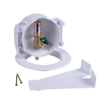 1/4" Turn F1807 Round Low Lead Ice Maker Outlet Box