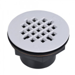 101 Series 2" PS ABS Shower Drain with Plastic Strainer_noscript