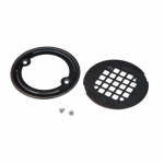 130 Series Round Oil Rubbed Snap-In Shower Strainer_noscript