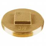 3-1/2", 185 Brass Cleanout Plug_noscript