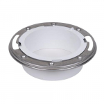 4" PVC Level Fit Closet Flange with Stainless Steel Ring_noscript